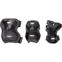 Roces – Super Skatebescherming 3-Pack – Knie, Pols & Elleboog – Volwassenen – Zwart – Maat L