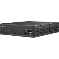 Shuttle Computer Group Barebone DH02U, zwart (Intel Celeron 3865U), Barebone