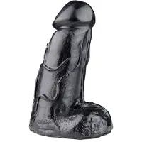 Hardastic - Super Devon - Dildo - 17 x 9 cm - PVC - Zwart