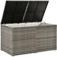 Juskys Opbergbox 950 ltr met deksel en binnenzeil