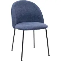 Kick Collection Kick - Eetkamerstoel - Minimalistisch design - Blauw
