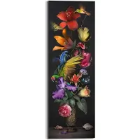 Reinders! Schilderij Flower Portrait Deco Panel 30x90 Cm Hout Bont