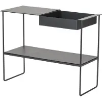 Lind DNA Console Tafel Storage 2 racks Bull Black