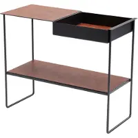 Lind DNA Tafel Console Table Storage - 2 racks Bull Cognac