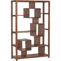 Wohnling Boekenkast MUMBAI sheesham 180 cm hoog