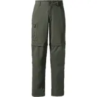 Vaude - Farley Zip-Off Pants V - Trekkingbroek 52 - Short, olijfgroen