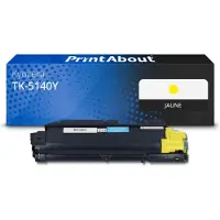 PrintAbout Toner TK-5140Y Geel geschikt voor Kyocera
