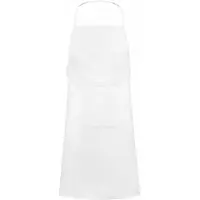 Benza Schort Keukenschort - 60 x 80 cm - Budget kwaliteit - Wit - Katoen - 10 stuks