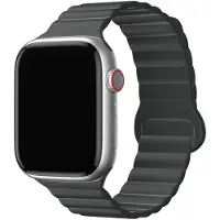 BlueO - Magnetische Bandje Geschikt voor Apple Watch 42/44/45/49 mm - Magnetisch bandje - Zwart
