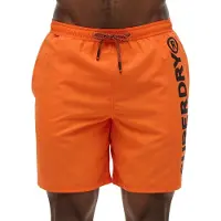 Superdry Zwemshorts oranje / zwart