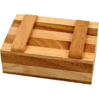 Philos puzzel schatkist houten behendigheidsspel voor kinderen en volwassenen.
