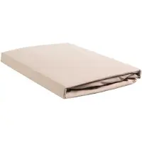 Ambiante - Bamboe-Katoen - Boxspring Hoeslaken - 180x200 cm - Zand