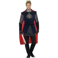 Vegaoo Middeleeuwse koning outfit voor mannen - Verkleedkleding - Medium
