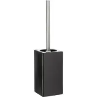 Spirella toiletborstelhouder Quadro zwart