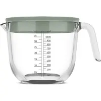 Mepal Glas maatbeker chef it 1000 ml met deksel nordic sage
