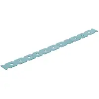 Gebr. Bodegraven Lijmkoppelstrip 212186 400mm 22x0.6 RVS A4 - 250 Stuks