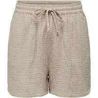 ONLY Broek 'ONLThyra' donkerbeige