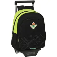 Safta Real Betis Balompie 006 10l 26x34x11 Cm Wheeled Backpack Zwart