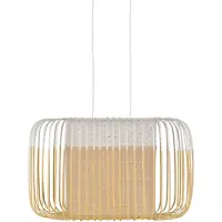 Forestier Bamboo Oval Hanglamp White | Small