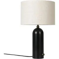 Gubi Gravity S tafellamp Zwart-canvas
