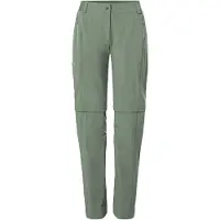 Vaude - Women's Farley Stretch Zip Off T-Zip Pants II - Trekkingbroek 38 - Short, groen/olijfgroen