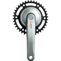 Shimano 38T Nexus C6000 crankstel met 170 mm crank - zilver