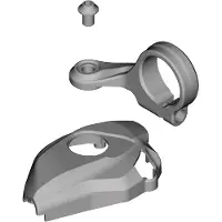 Shimano Sl-m8100 Right Hand Base 12s Cover Cap Zwart