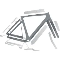 Syncros Frame Beschermings Kit voor Scott Addict Gravel Clear Gloss
