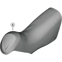 Shimano St-r9250 Remgreeprubbers 2 Eenheden