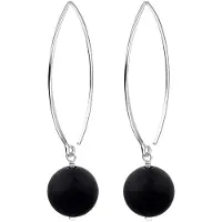 Nenalina Oorbellen zwart / zilver