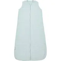 Meyco Baby Uni baby zomerslaapzak - pre-washed hydrofiel - grey blue - 110cm - 0.5 TOG