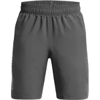 Under Armour Tech Woven Wordmark Trainingsbroekje Kids Donkergrijs Wit