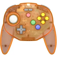 Retro-Bit Tribute 64 2.4 GHz Wireless Controller (Orange Hawk) ()