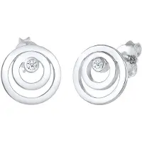Elli DIAMONDS Oorbellen zilver