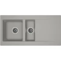 Overig Spoelbak Einna 1,5 Bak 100x50x20cm Composiet Betongrijs