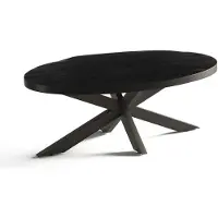 Molecule Salontafel Madeira Ovaal Mango Hout zwart