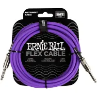 Ernie Ball Flex Instrument Cable Straight/Straight 3 m Recht - Recht Instrumentkabel
