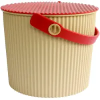 SmartaSaker Omnioutil Opbergemmer - S - Beige/Rood