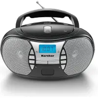 Kärcher RR 5025 Radio/CD-speler FM AUX, CD Zwart