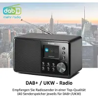 Kärcher DAB 3000, Radio, Analoog en digitaal, DAB+, FM, LCD-scherm, Zwart, Draaibaar