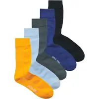 Jack & Jones Sokken 'JACCHESTER' duifblauw / pastelblauw / donkerblauw / goudgeel