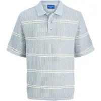 Jack & Jones Trui 'JORSUMMER' lichtblauw / wit