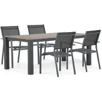 Lifestyle Garden Furniture Lifestyle Sella/Valley 180 cm dining tuinset 5-delig