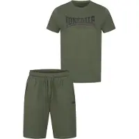 Lonsdale Joggingpak olijfgroen / zwart