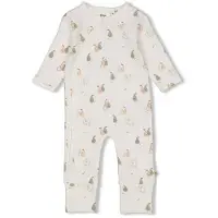 Feetje boxpak Pears offwhite/groen/oranje Ecru Jongens/Meisjes Stretchkatoen Ronde hals - maat 80