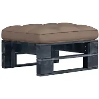 vidaXL Tuinhocker pallet honingbruin geïmpregneerd grenenhout