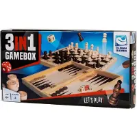 Clown Games - 3 in 1 Spellendoos Hout