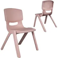 Van Der Meulen Kinderstoeltje Plastic Pastel Roze