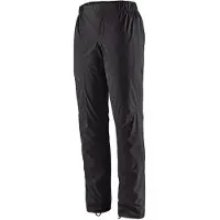 Patagonia - Dames wandel- en bergkleding - W's Granite Crest Rain Pants Black voor Dames van Nylon - Maat S - Zwart