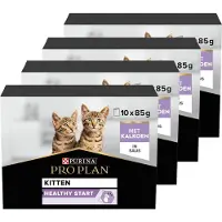 Purina Pro Plan Kitten Healthy Start Multipack - Kattenvoer Natvoer - Kalkoen - 40x85 g